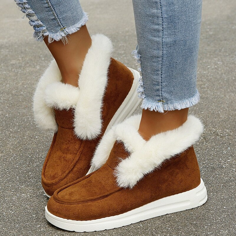 Weiche Winterstiefel Damen Bequem