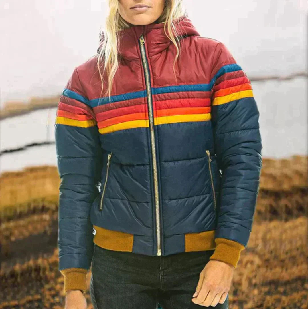 Winterjacke Frauen Hochkragen Warm