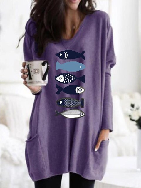 Lange Damenpullover Modern Stil
