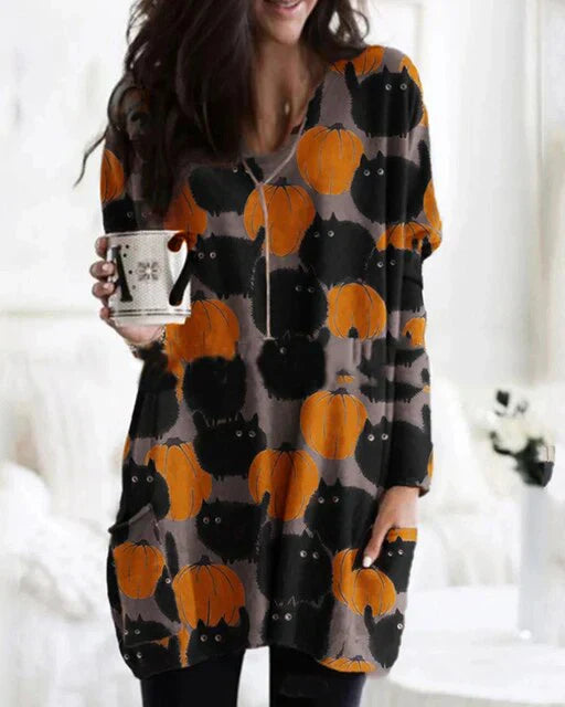 Damenschal Pullover Langhaarig Warm