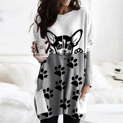 Lange Damenpullover Modern Stil