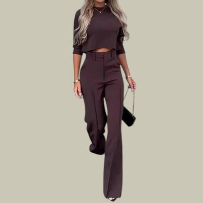 Elegantes Damen-Zweiteiler Set