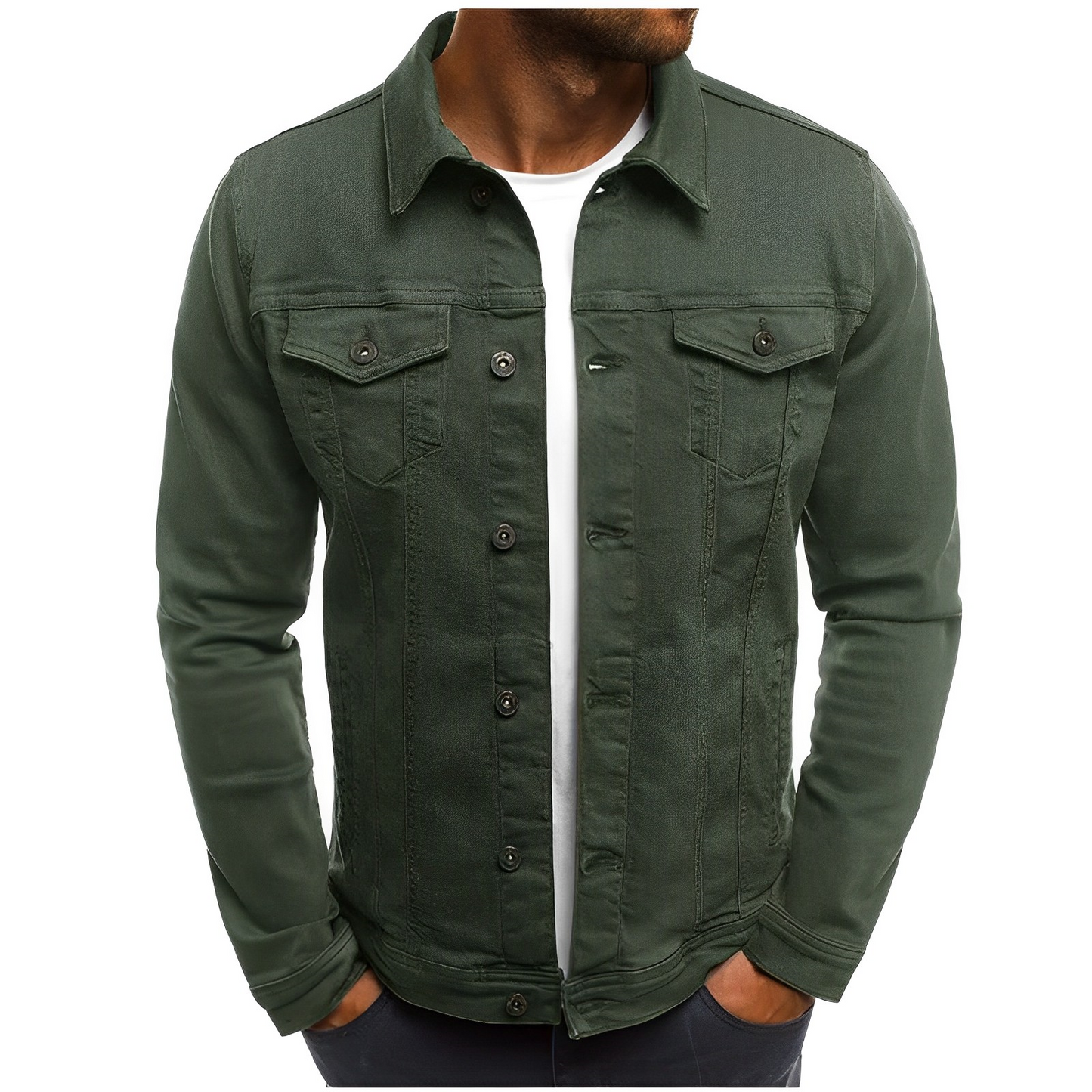 Sommerjacke Herren Jeans Blau Cool