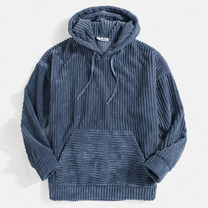 Premium Herren Kapuzenjacke Cord Modern - IdealeKleiden
