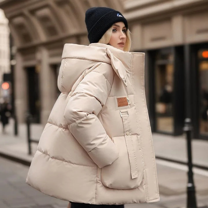 Warmes Daunenparka Damen Winter