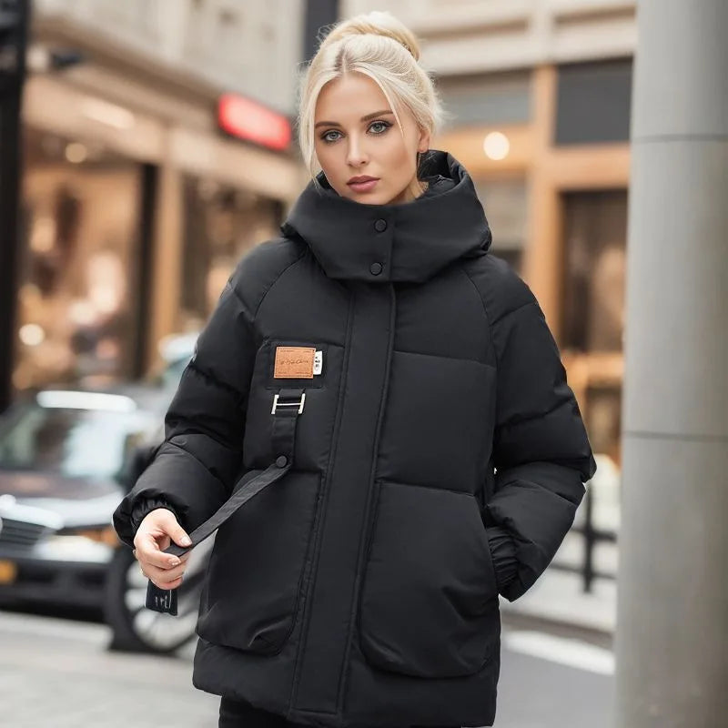 Warmes Daunenparka Damen Winter