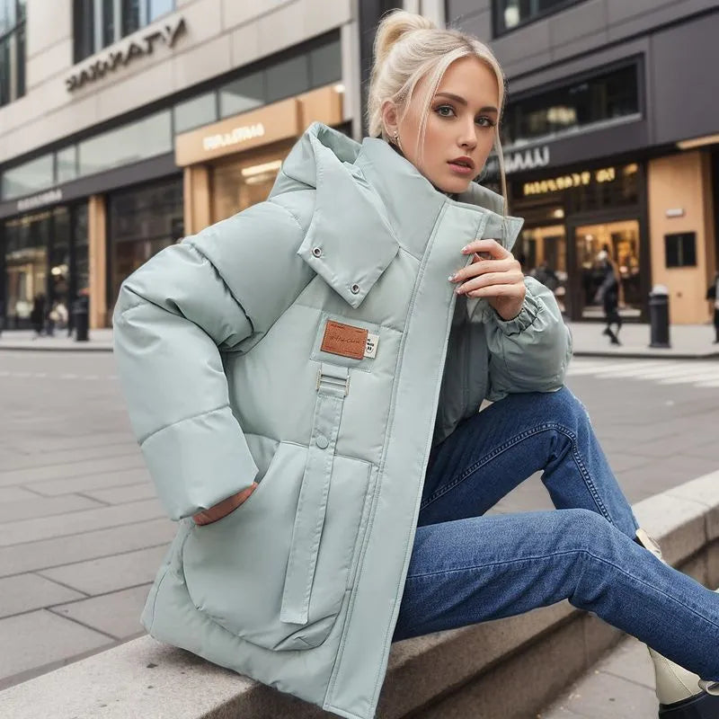 Warmes Daunenparka Damen Winter