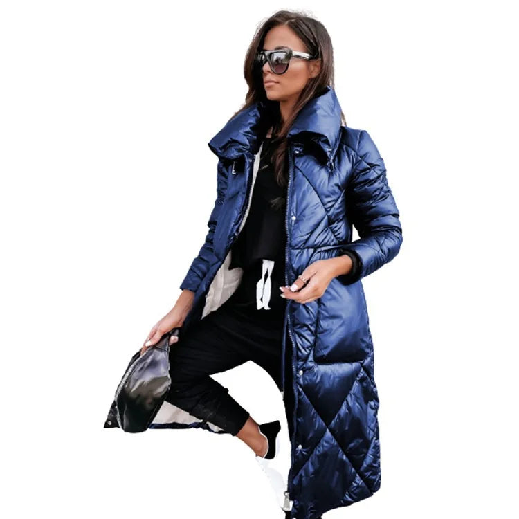 Warme Steppjacke aus Baumwolle