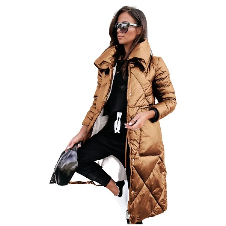 Warme Steppjacke aus Baumwolle