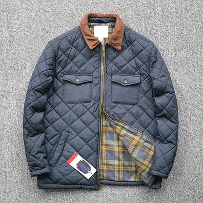 Wasserdichte Damenjacke Lang Winterjacke Damen Ohne Kapuze - IdealeKleiden