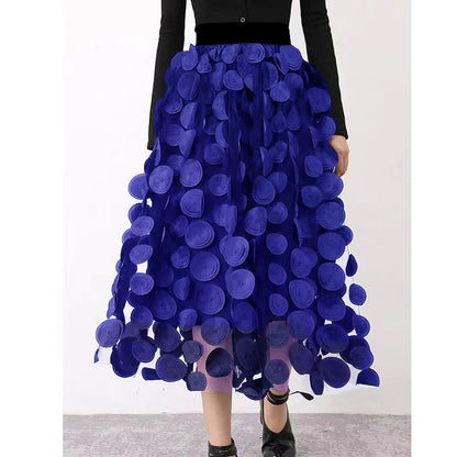 Modisches Kleid | Polka Dot Rock Tüll Patchwork