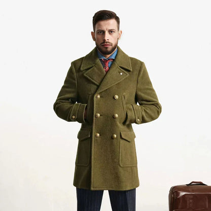 Herren Winterjacke Warm Mit Seitentaschen - IdealeKleiden