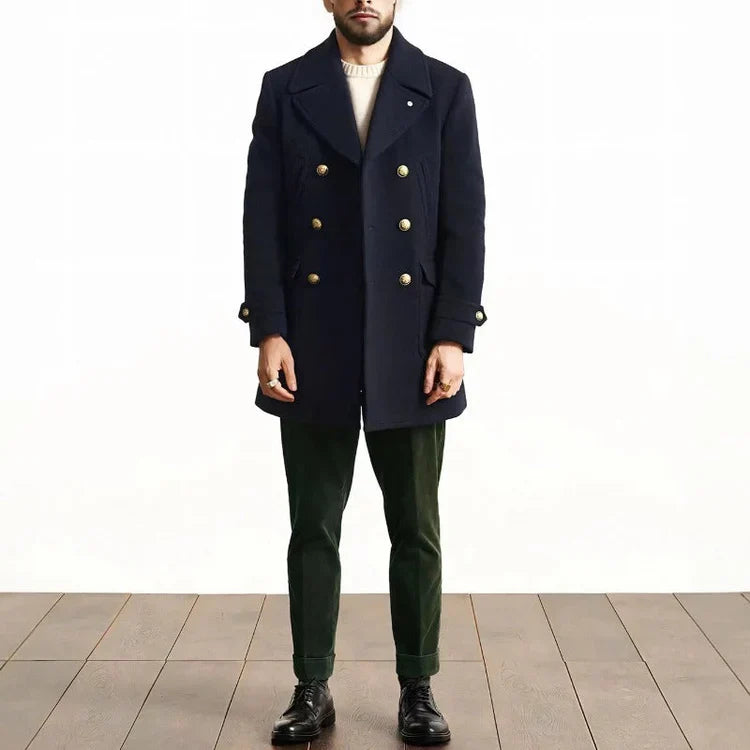 Herren Winterjacke Warm Mit Seitentaschen