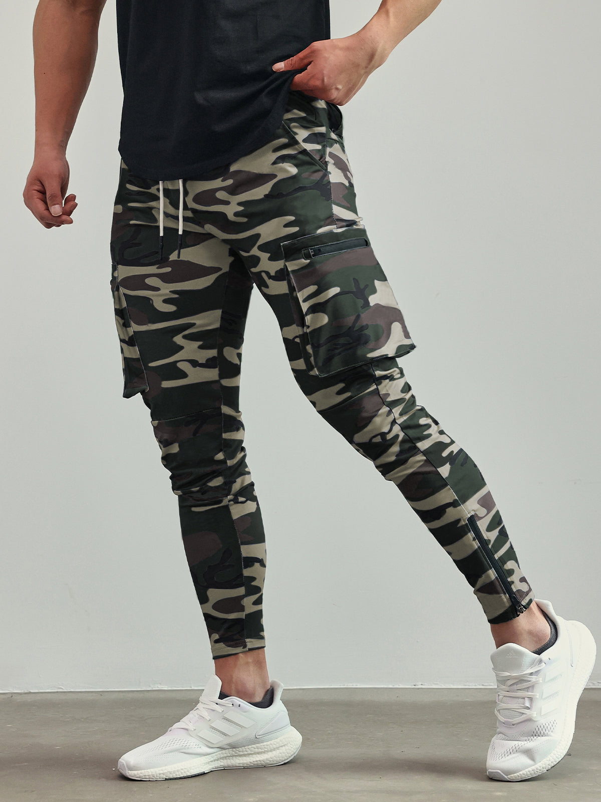 Herren Jogginghose Cargo Bequem Mit Taschen