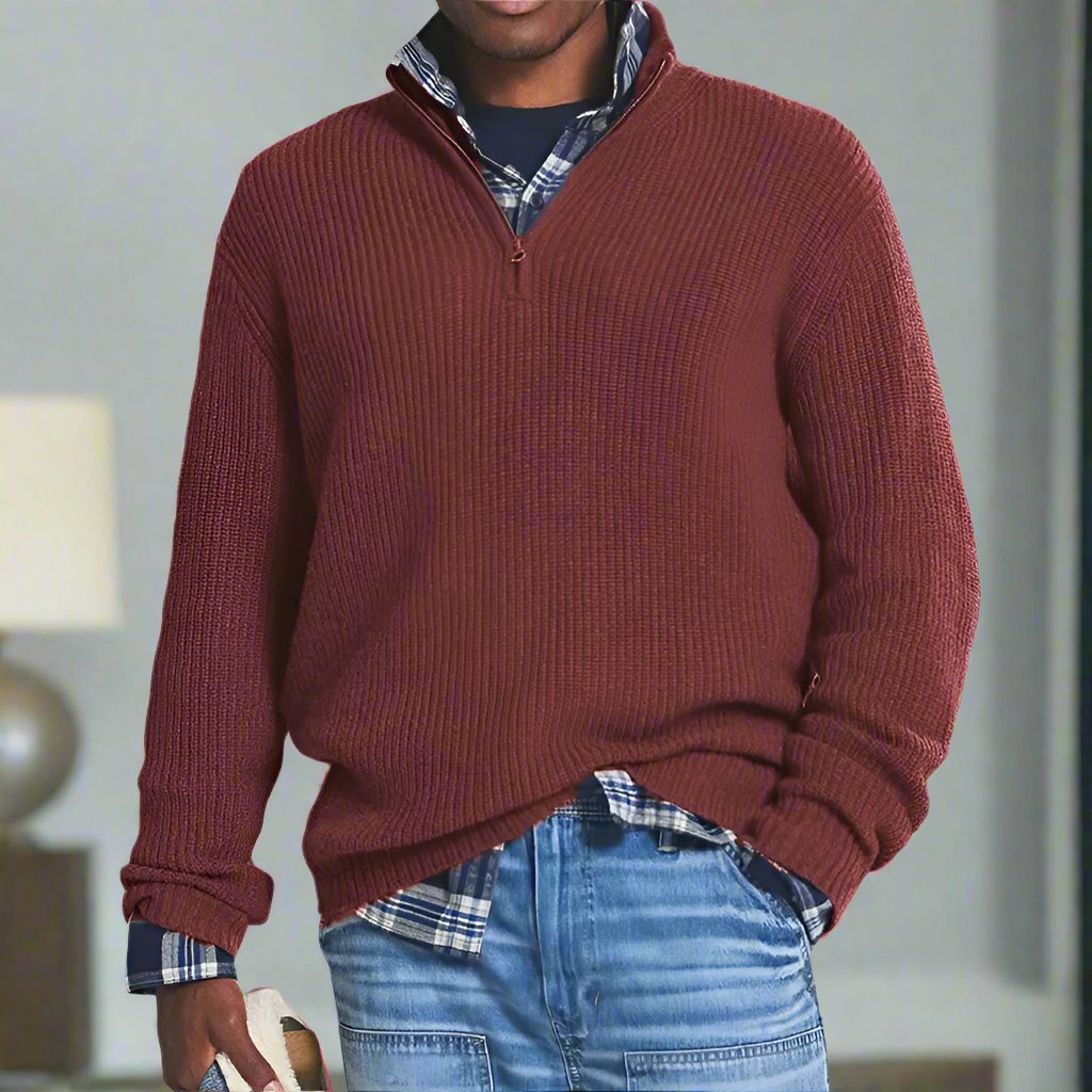 Bequemer Pullover Baumwolle Relaxed Fit