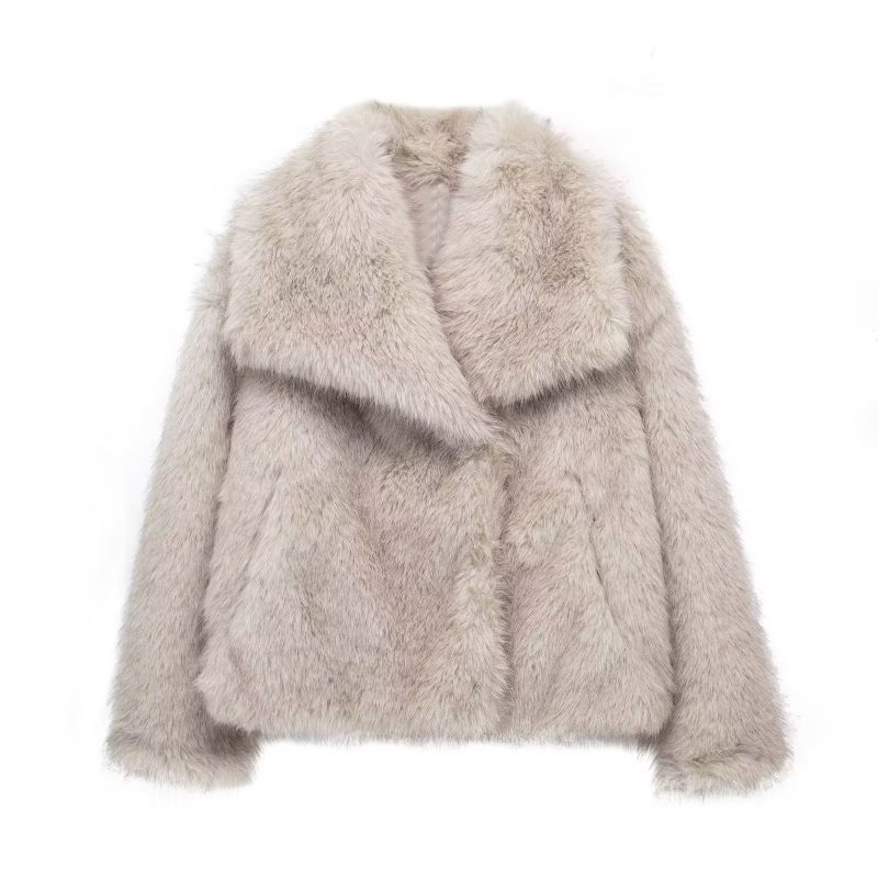 Elegante Damen Felljacke Luxus