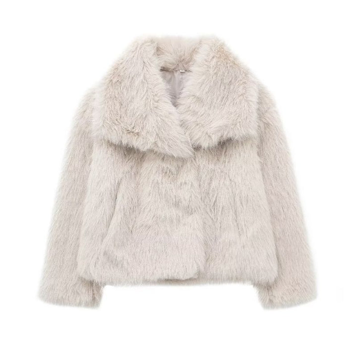 Elegante Damen Felljacke Luxus
