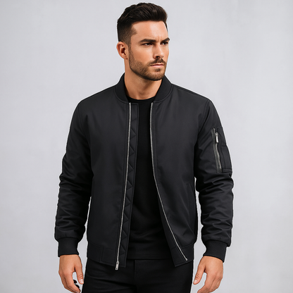 Stilvolle Bomberjacke Herren Klassik Design
