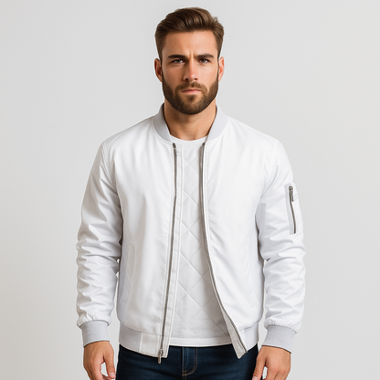 Stilvolle Bomberjacke Herren Klassik Design