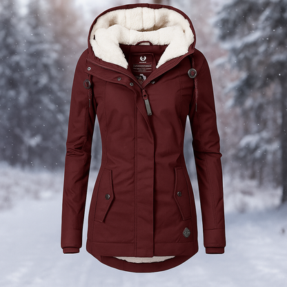 Warme Winterjacke Gepolstert Isoliert