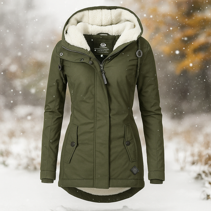 Warme Winterjacke Gepolstert Isoliert