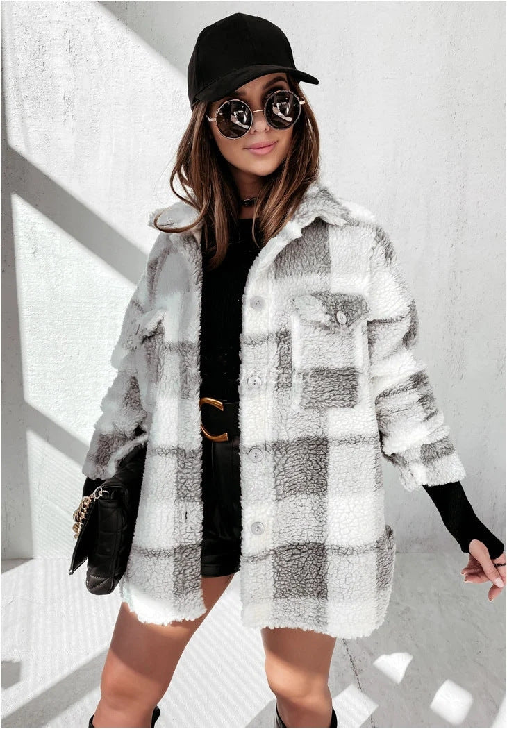 Winterjacke Damen Holzfäller Style