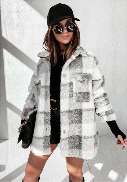 Winterjacke Damen Holzfäller Style