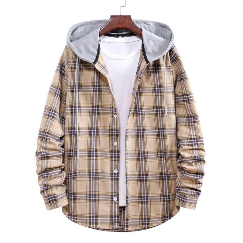 Herren Flanelljacke Kapuzenjacke Warme Winterkleidung