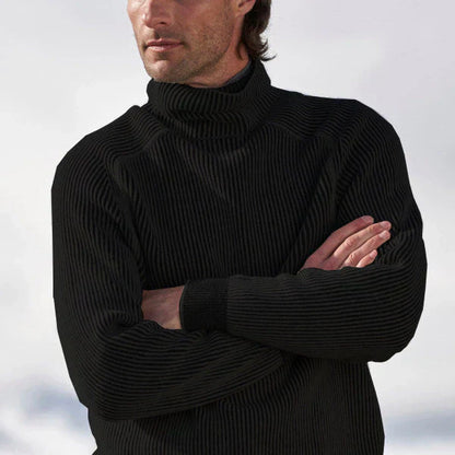 Stilvoller Herren Pullover Rollkragen