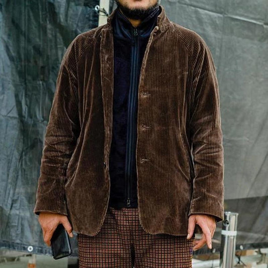 Bequeme Cordjacke Mit Kragen - IdealeKleiden