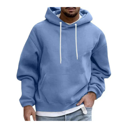 Herren Hoodie Kapuze Känguro Tasche Sportlich