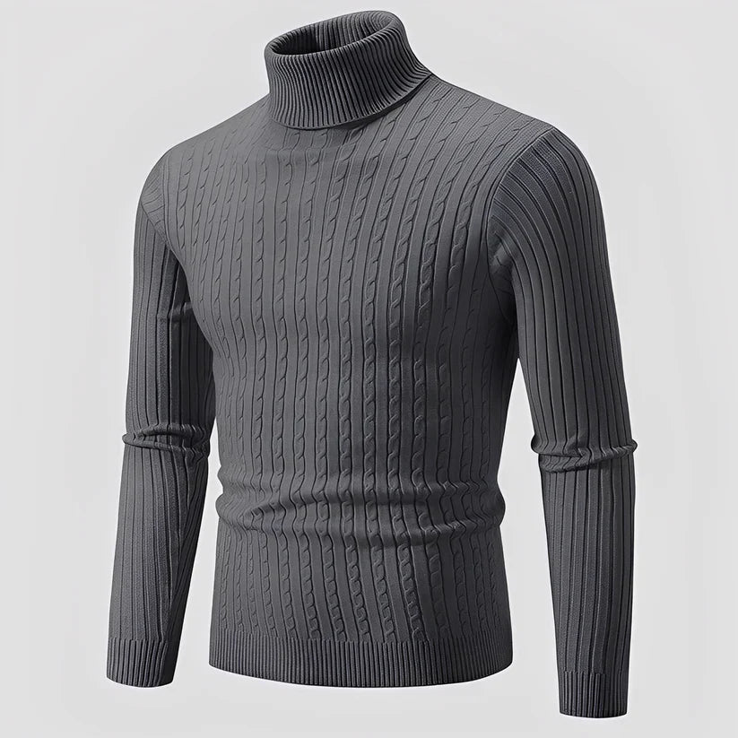 Stylish Rollkragen Pullover Herren Fashion