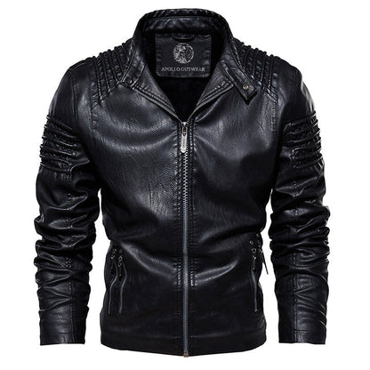 Elegante Lederjacke Outdoor Robust