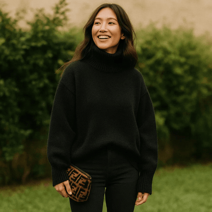 Weiches Cashmere Turtleneck Pullover