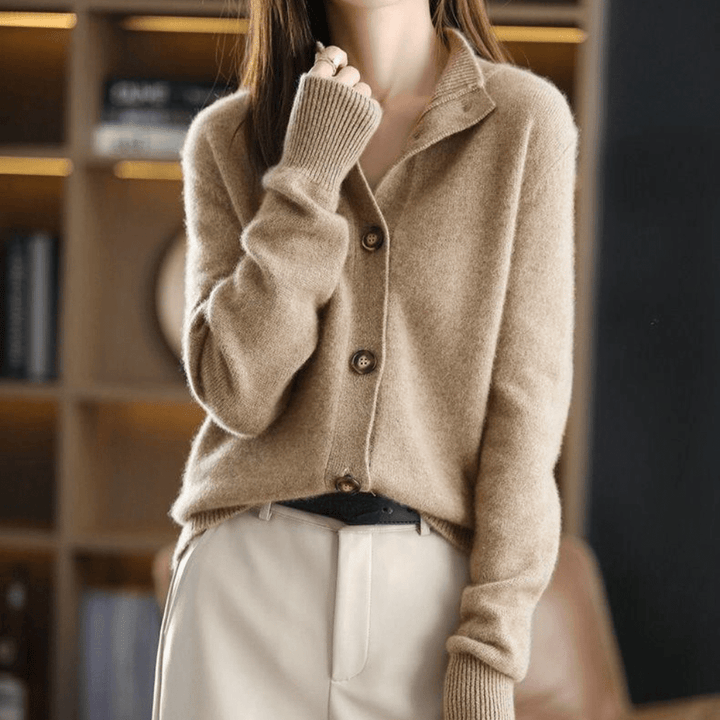 Weicher Kaschmir Cardigan Pullover Damen