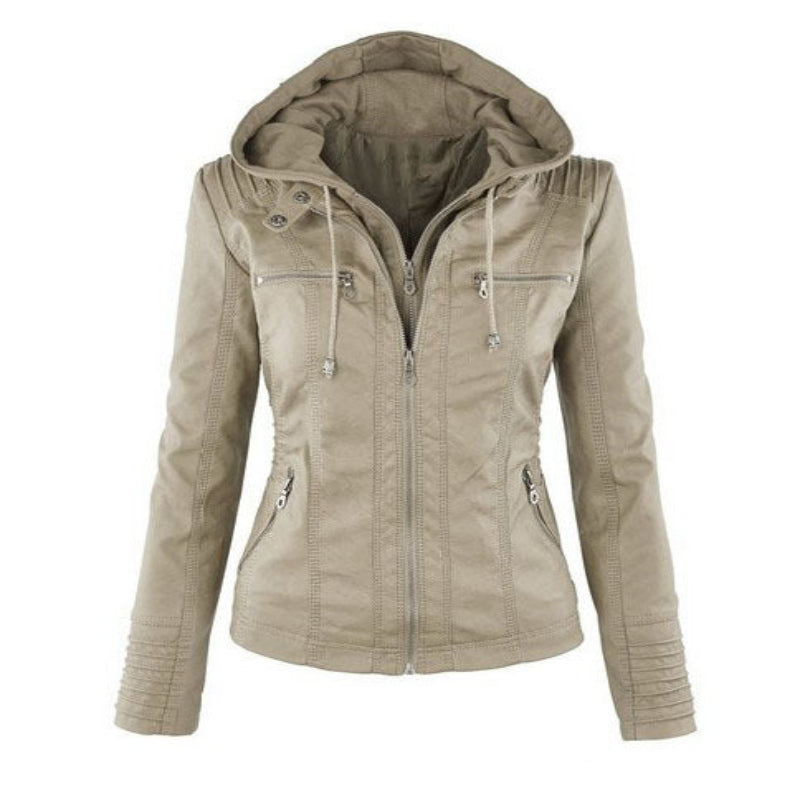 Lederjacke Damen Sommer Chic
