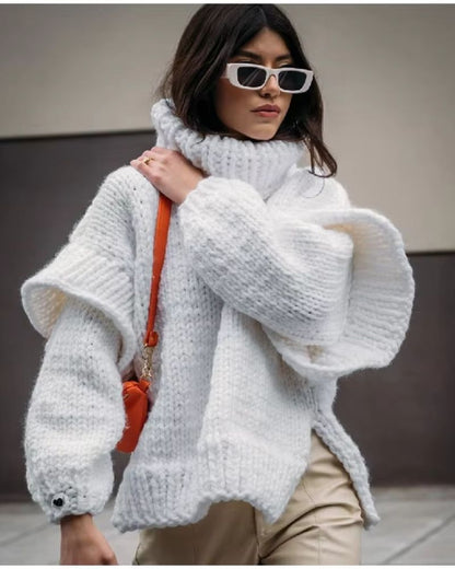 Übergröße Strickpullover Gemütlich
