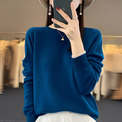 Stilvoller Damen Kaschmir Pullover Eleganz
