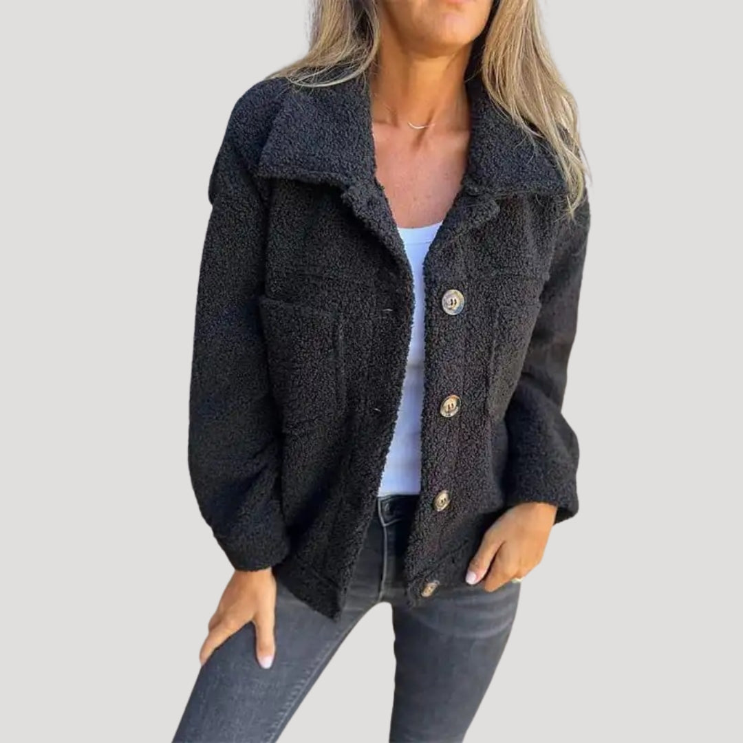 Modische Teddyjacke Weich Fleece
