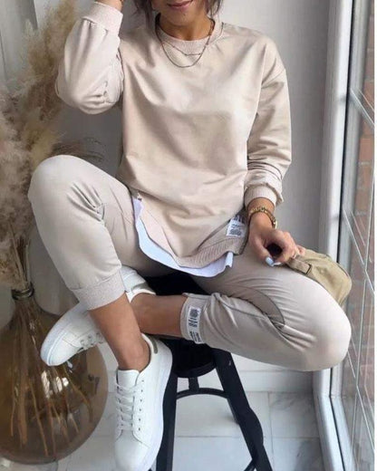 Modisches Zweiteiler Set Sweater Hose