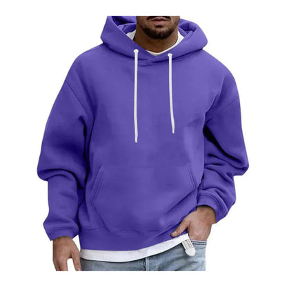 Herren Hoodie Kapuze Känguro Tasche Sportlich