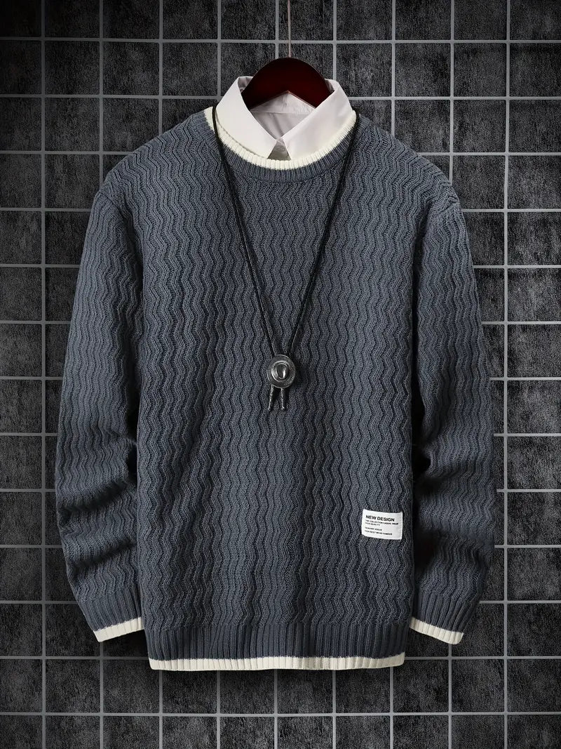 Lässiger Herren Pullover Relaxed Fit