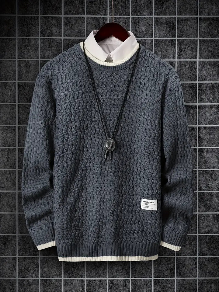 Lässiger Herren Pullover Relaxed Fit