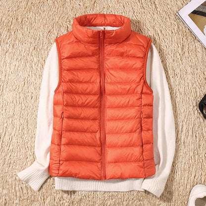 Leichte Daunenweste Damen - Warme Outdoorjacke für Herbst Winter