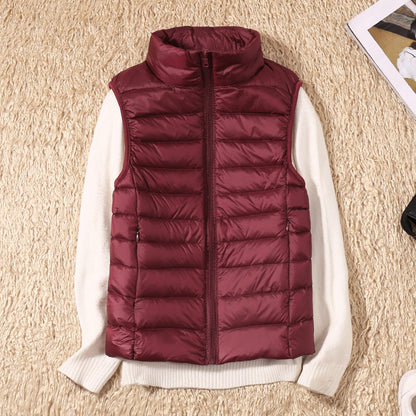 Leichte Daunenweste Damen - Warme Outdoorjacke für Herbst Winter