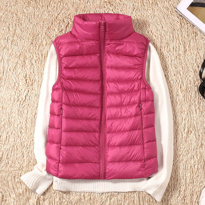Leichte Daunenweste Damen - Warme Outdoorjacke für Herbst Winter