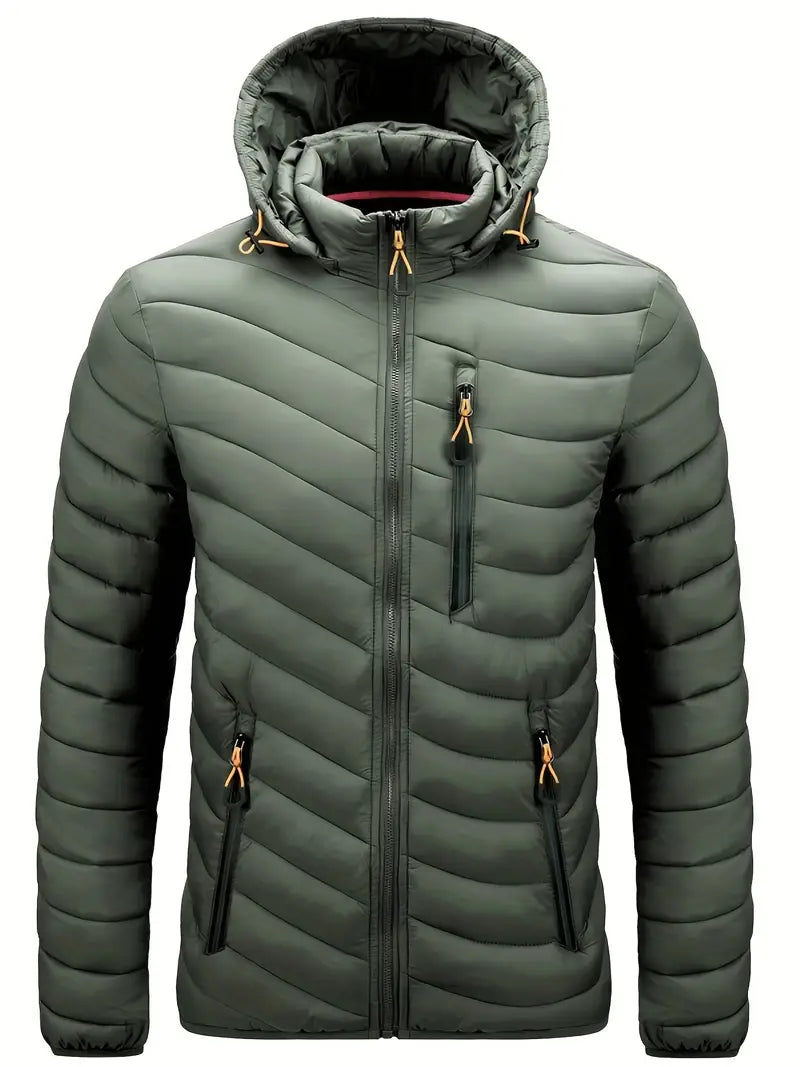 Herren Winterjacke Leicht Isoliert Warm