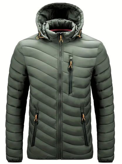 Herren Winterjacke Leicht Isoliert Warm