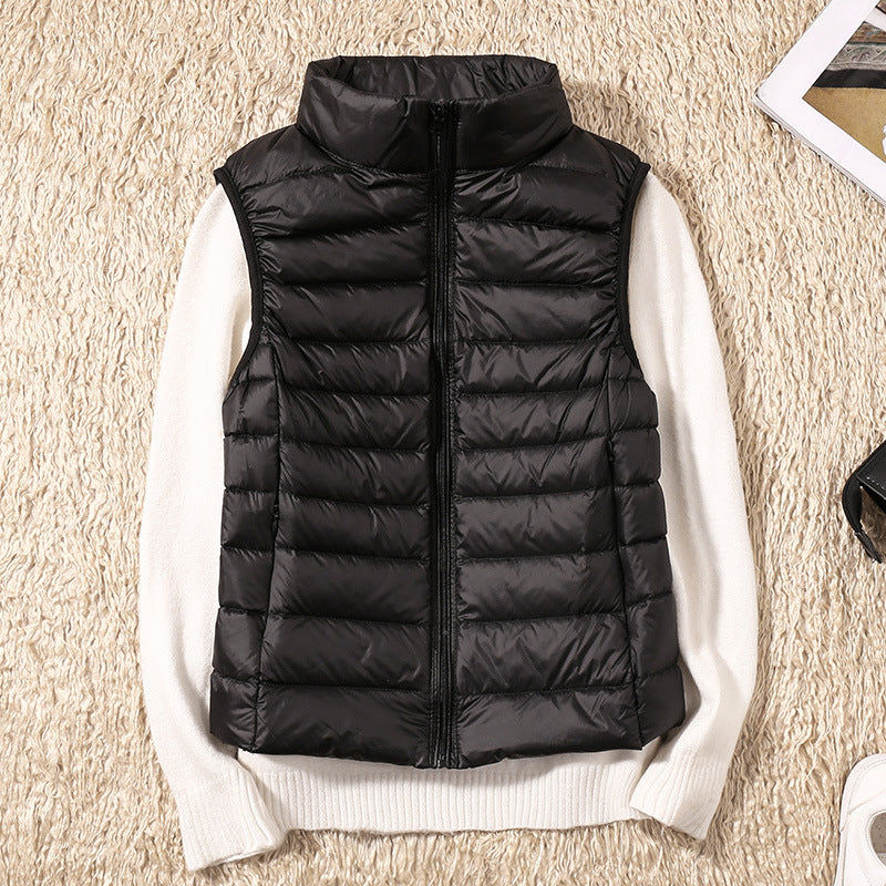 Leichte Daunenweste Damen - Warme Outdoorjacke für Herbst Winter
