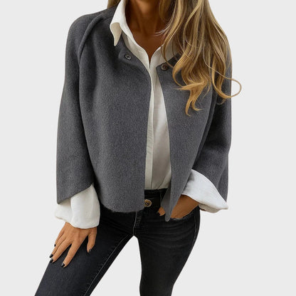 Eleganter Kurzmantel Damen Warm